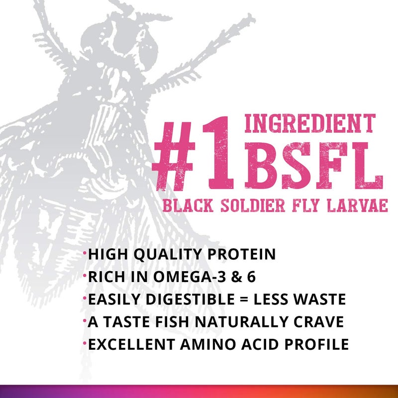 Fluval Bug Bites Color Enhancing Fish Food for Tropical Fish, Granules for Medium to Large Sized Fish, 4.4 oz. - Image 4